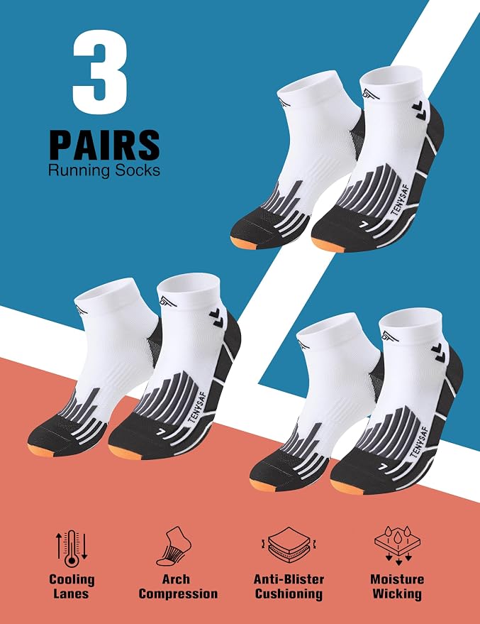 Compression Sport Running Socks: Athletic Socks - Image 4
