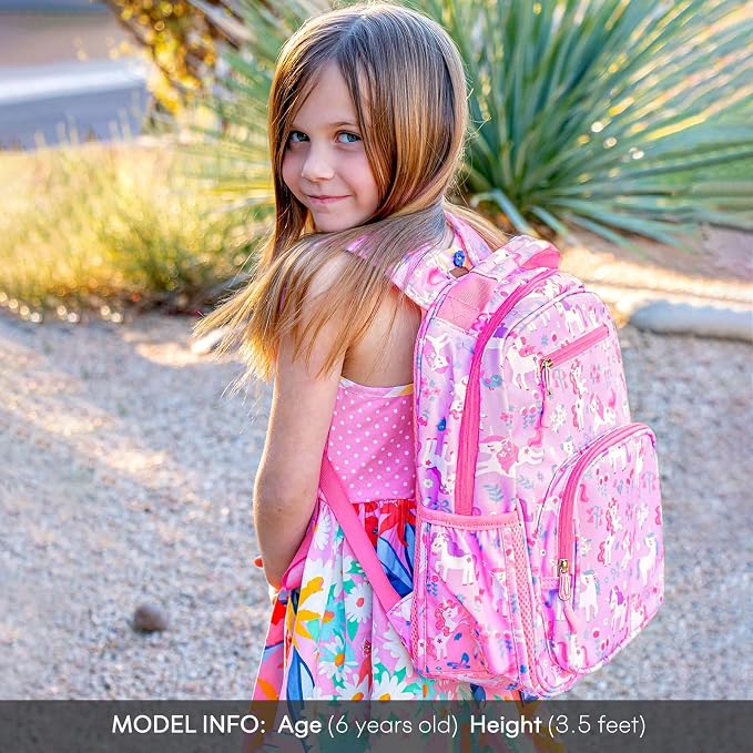 mibasies Girls Backpack 5-8: Lightweight Kids Backpacks - Image 7