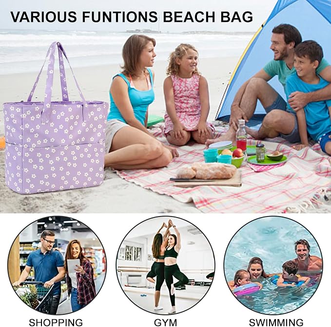 Waterproof Beach Tote Pool Bags - Image 5