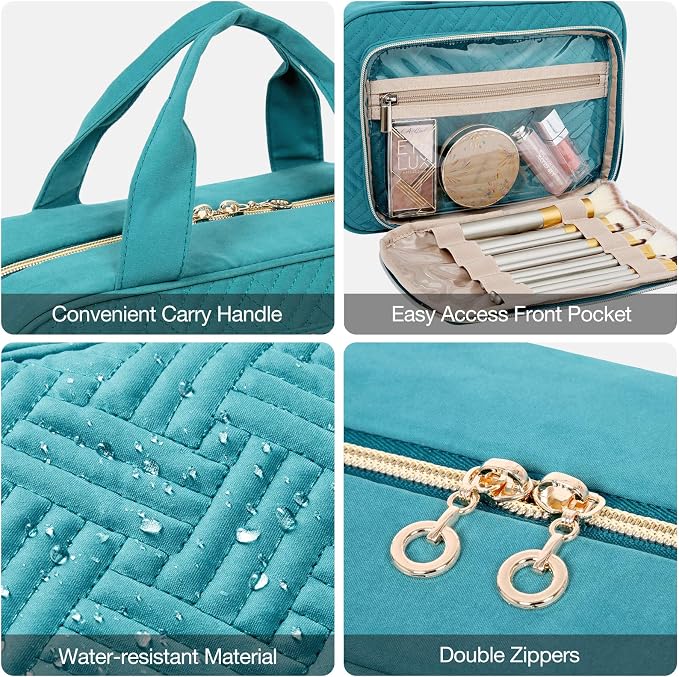 BAGSMART Toiletry Bag Hanging Travel Makeup Organizer - Image 7