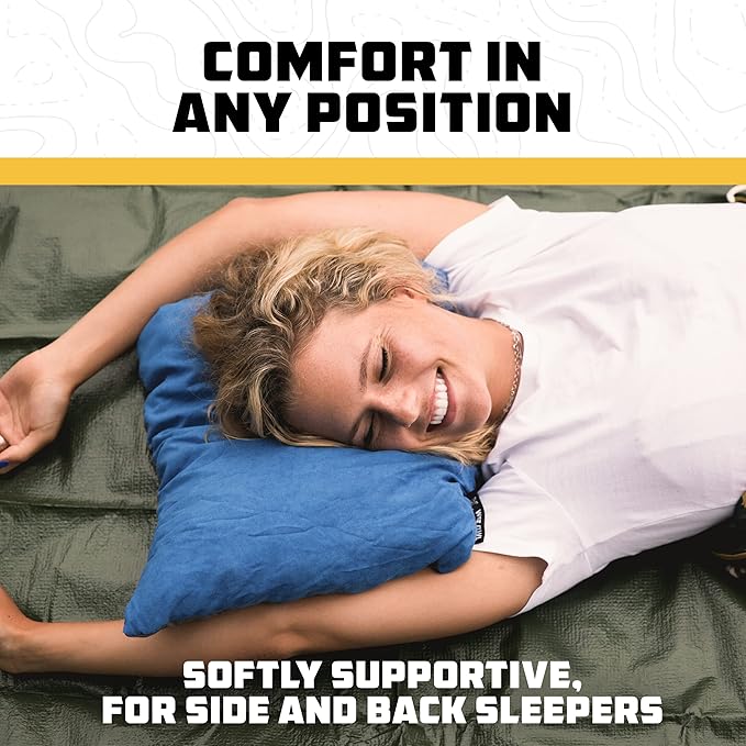 Wise Owl Outfitters Camping Pillow – Memory Foam Travel Pillow - Image 6