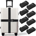 BILIONE 8 Pcs Luggage Straps, TSA Approved Add a Bag Premium Accessory by BILIONE