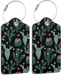 Abstract Cactus Plants Luggage Tag by TXIANT