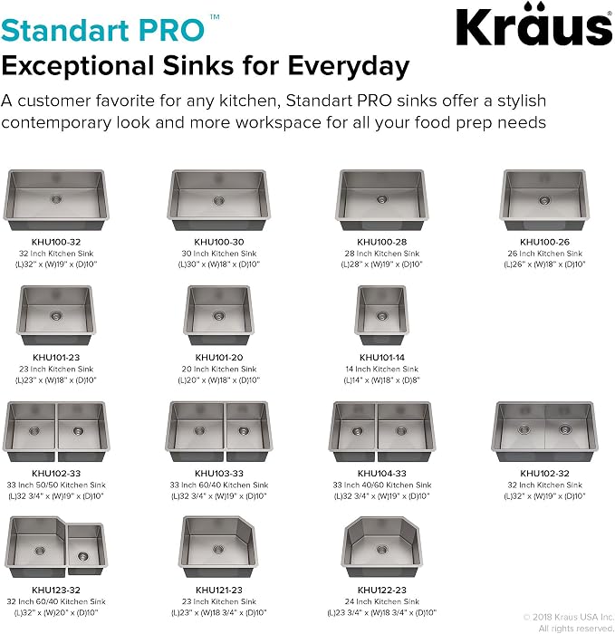 Kraus Kitchen Sinks Undermount - Image 12