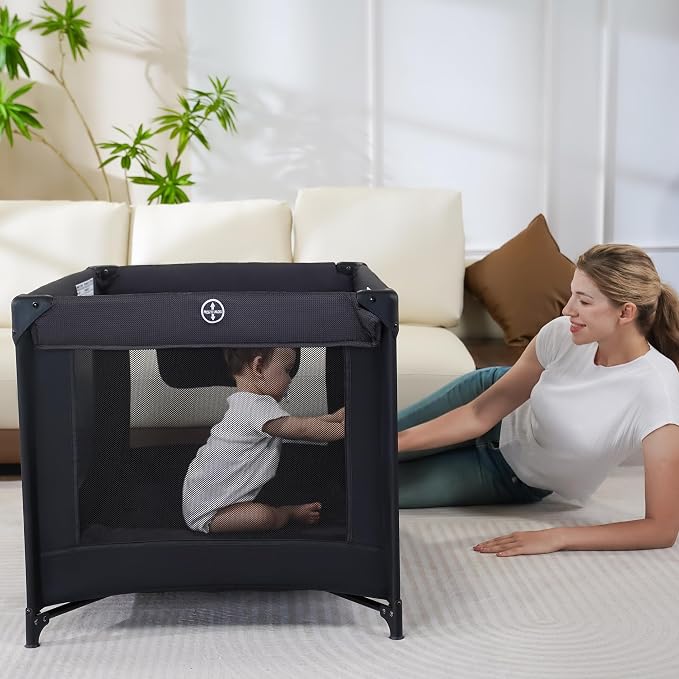Pamo Babe Portable Crib Baby Playpen - Image 4