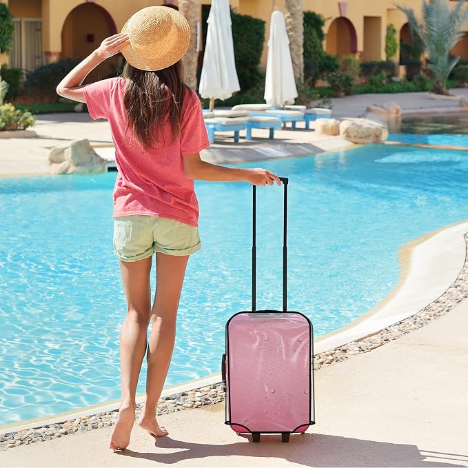 Suitcase Cover for 20" Luggage TSA Approved Clear PVC Thickened Protective - Image 6