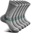 BULLIANT Compression Socks for Men 6Pairs, Athletic Crew Socks Cushioned For by BULLIANT