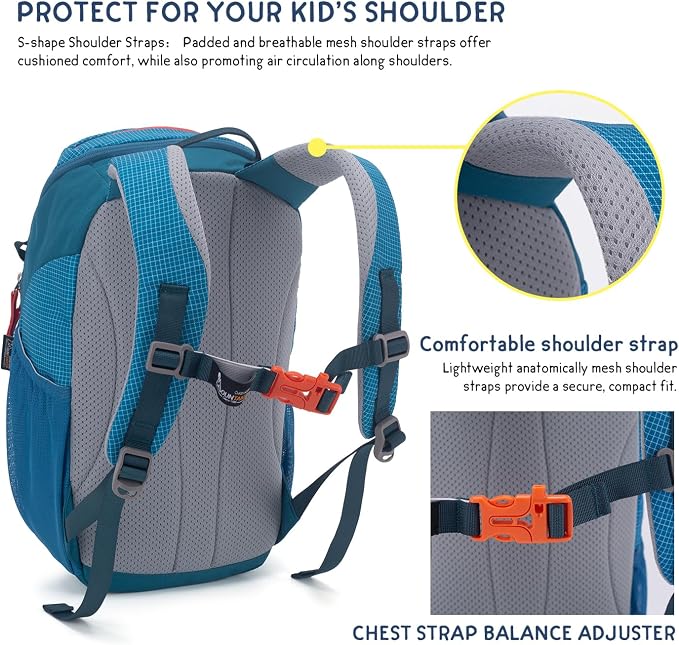 MOUNTAINTOP Kids Backpack 12L Toddler Hiking Backpack, Kindergarten Preschool - Image 8