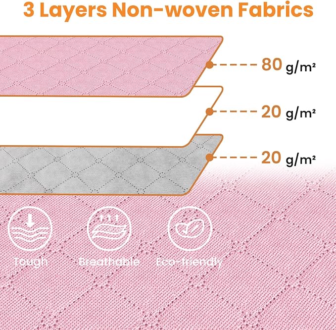 Fab totes 24 Gallons Clothes Storage, Foldable Thick Fabric Blanket Storage Bags - Image 6