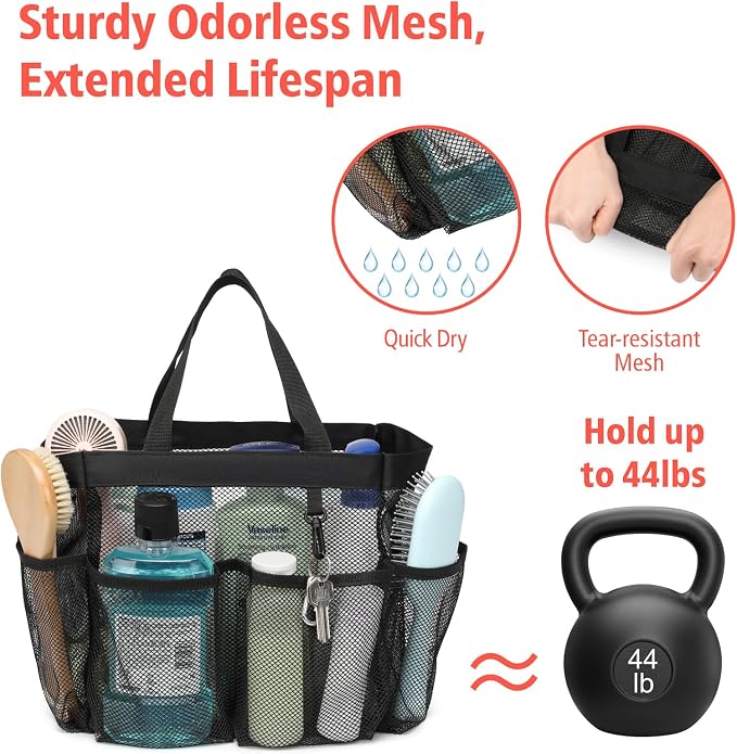 F-color Mesh Shower Caddy Portable - Image 3