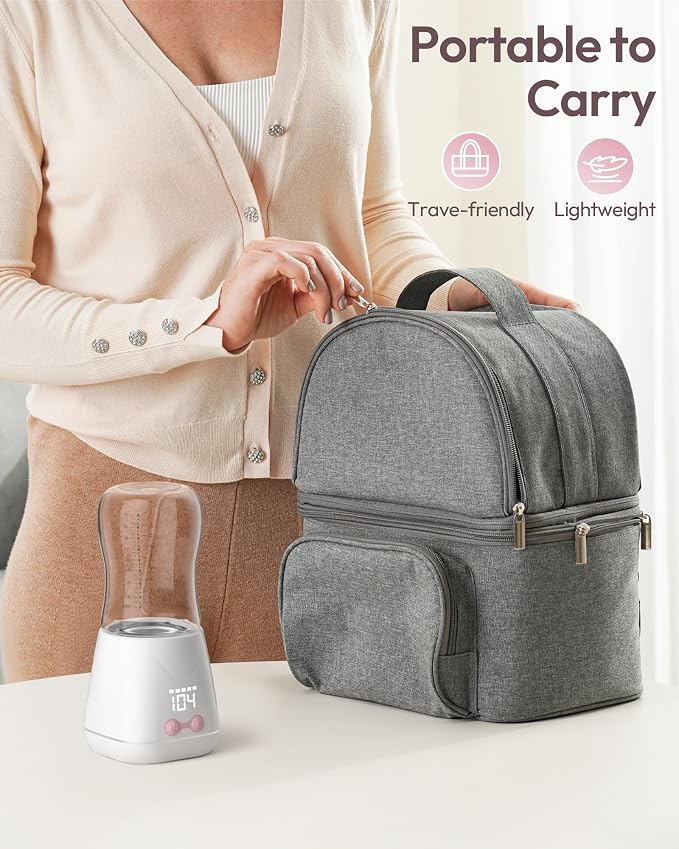 Portable Bottle Warmer, w-maxa Fast Baby Bottle Warmer - Image 6