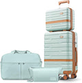 Luggage Sets 4 Piece with TSA Lock Hardside PC+ABS Carry On expandable Suitcase by Unknown