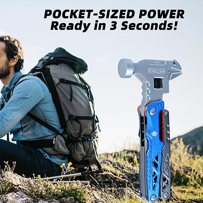 18-in-1 Multipurpose Tool Kit, Survival Camping Gear & Fishing Gifts - Image 5