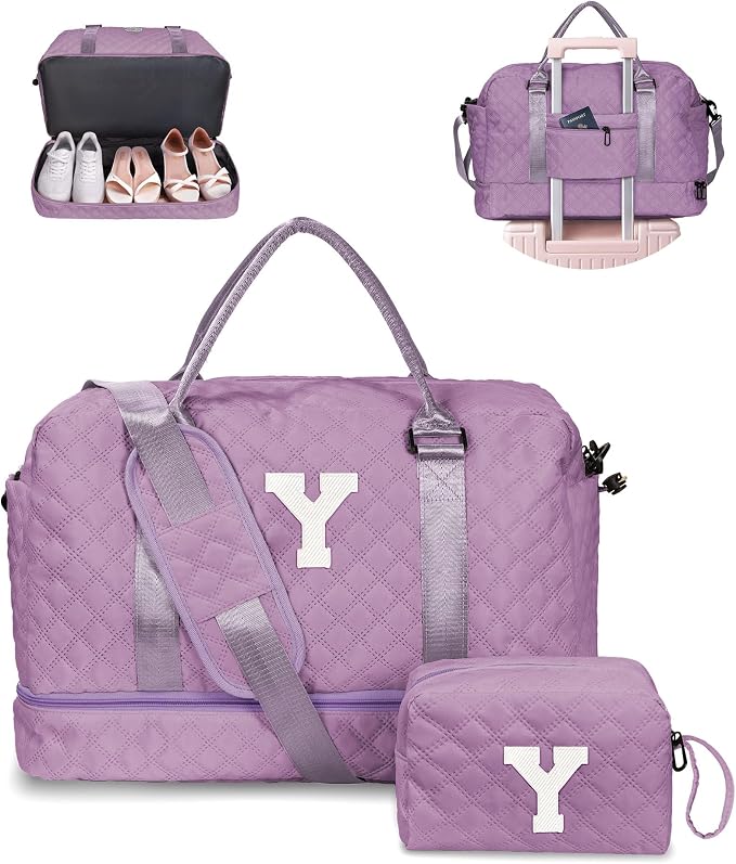 Voguewood Women's Personalized Weekender Bag by Vogewood