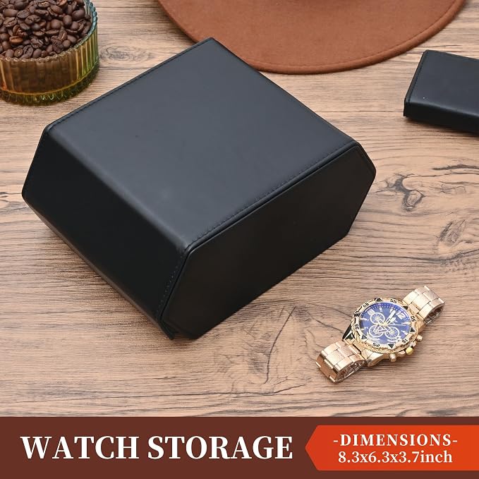 Watch Roll Travel Case for 4 Watchs Storage and Organizer-Secure Storage - Image 6