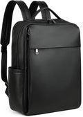 MASINTOR 15.6 inch PU Leather Laptop Backpack Purse by MASINTOR