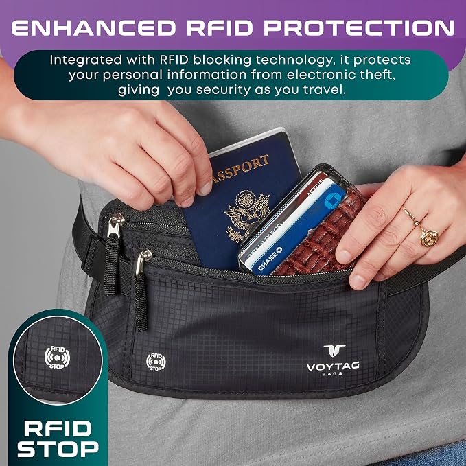 Travel Money Belt & Passport Holder - Image 7