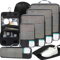 BAGAIL 4 Set/6 Set/8 Set Compression Packing Cubes Travel Accessories by BAGAIL