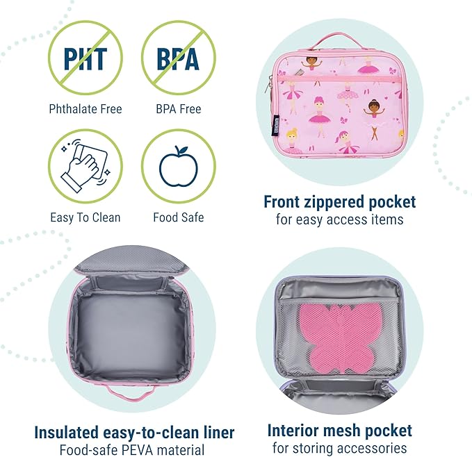 Wildkin Kids Insulated Lunch Box – Durable and Reusable - Image 4