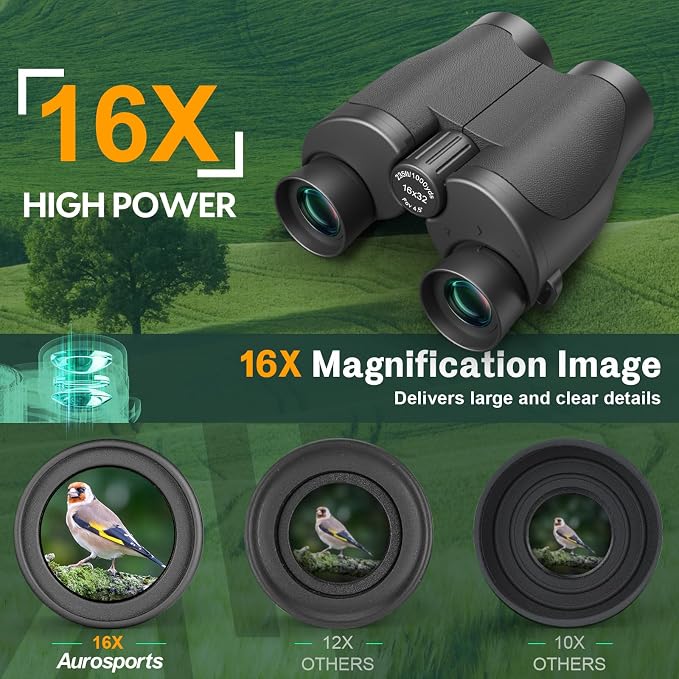 Aurosports 16x32 Compact Binoculars - Image 2