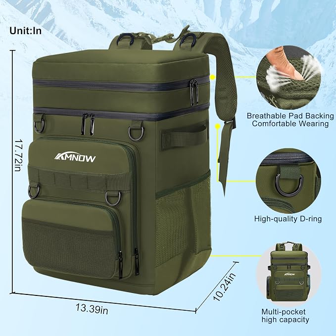 Backpack Cooler Insulated Leak Proof - Image 6