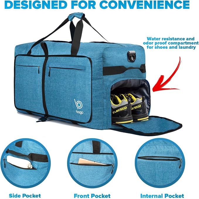 Bago Large Foldable Duffel Bags - Image 4