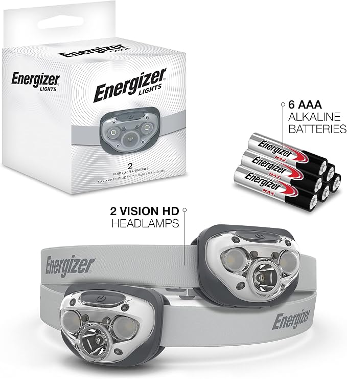Energizer LED Headlamp PRO, IPX4 Water Resistant Headlamps, High-Performance - Image 6