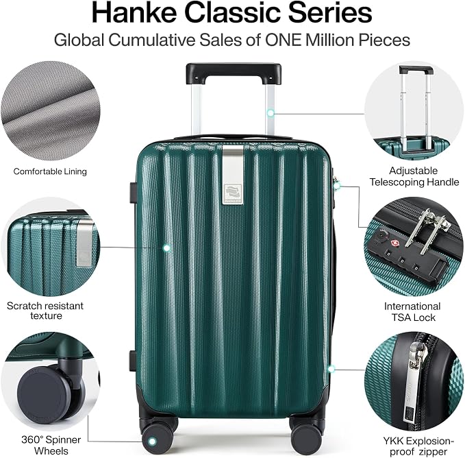Hanke 24 Inch Luggage Suitcases - Image 3
