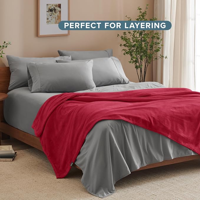 Bare Home Fleece Blanket - Image 7