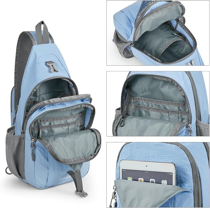 G4Free Sling Bag RFID Blocking Sling Backpack Crossbody Chest Bag Daypack - Image 5
