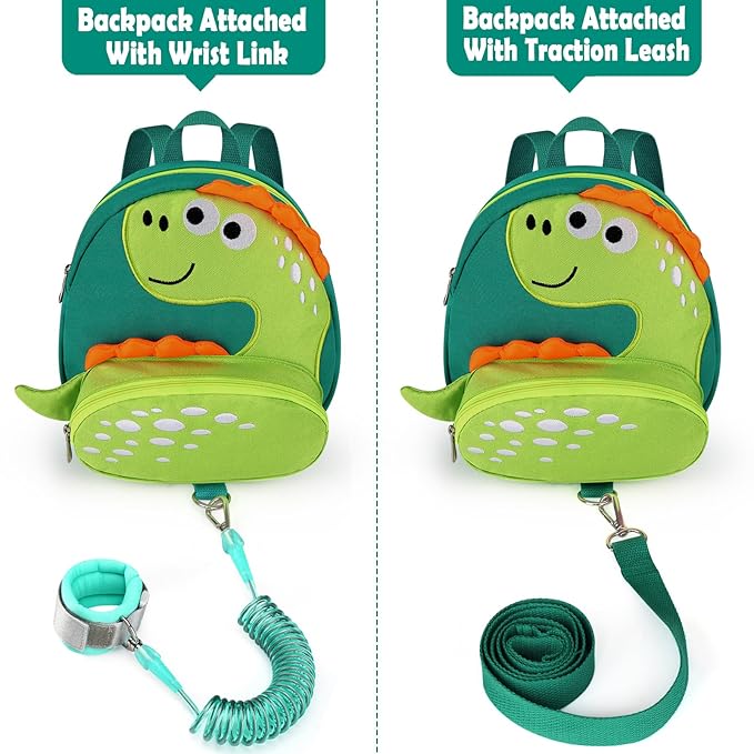 Accmor Toddler Harness Backpack Leash, Cute Dinosaur Backpacks - Image 4