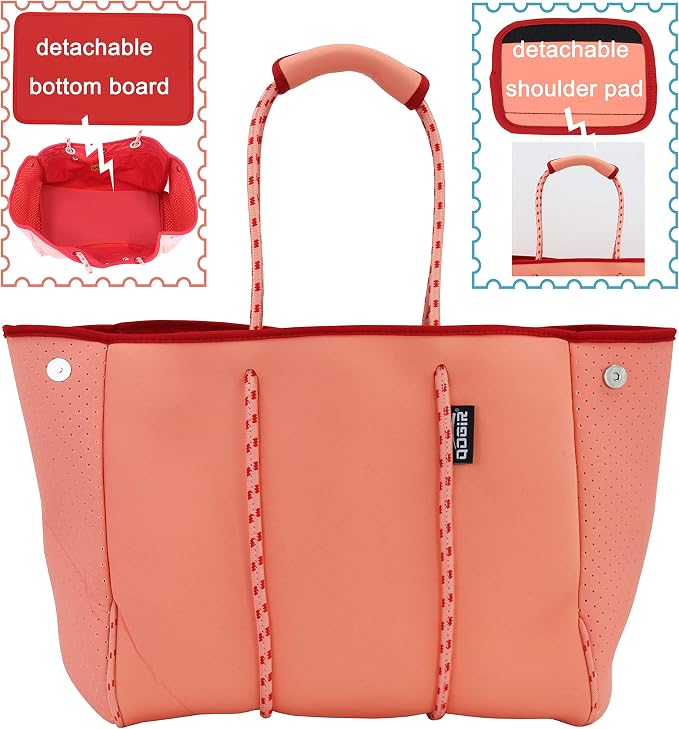 QOGiR Neoprene Multipurpose Beach Bag Tote - Image 2