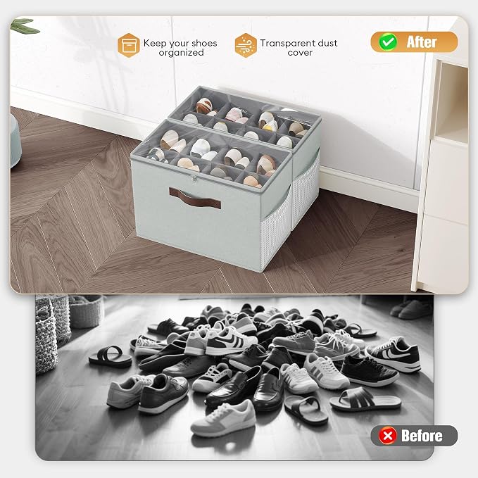 Budding Joy 2 Pack Shoe Organizer - Image 3