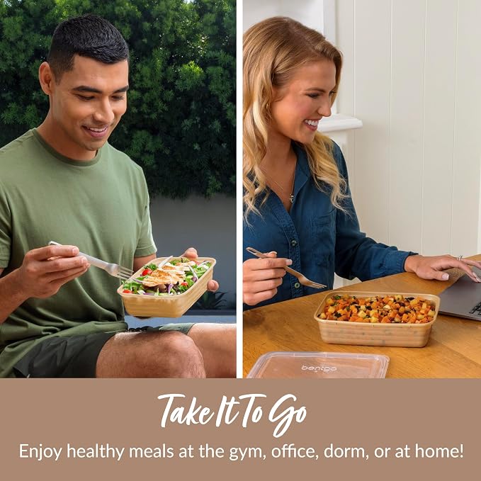 Bentgo 20-Piece Lightweight, Reusable BPA-Free 1-Compartment Containers - Image 3