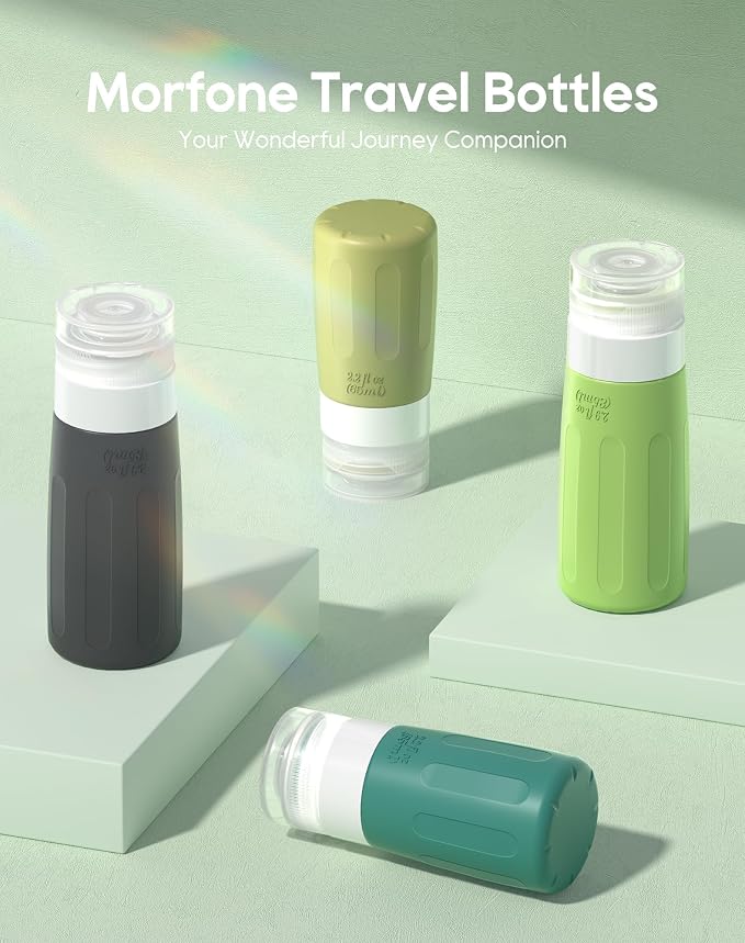 Morfone 16 Pack Silicone Travel Bottles Set - Image 2