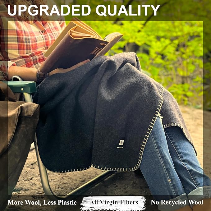EKTOS 100% Virgin Wool Blanket - Image 3