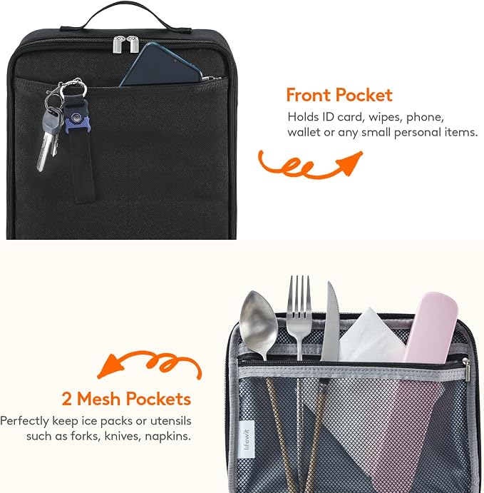 Lifewit Freezable Lunch Box, Insulated Reusable Lunch Bag - Image 5
