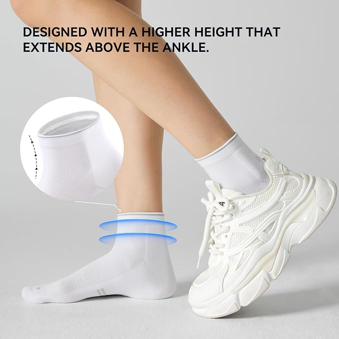 CS CELERSPORT 2/5 Pairs Ankle Compression Socks - Image 4