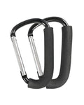 Stroller Hooks, 6.3" Large Stroller Clip, 2 Pack Stroller Hooks by DF+DUALFERV