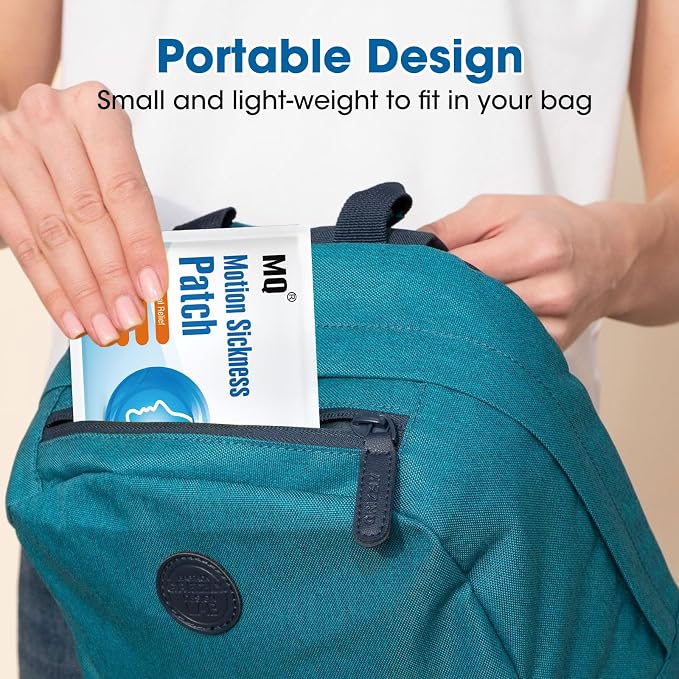 MQ Motion Sickness Patch, Non Drowsy Sea Sickness Patches Behind Ear - Image 5