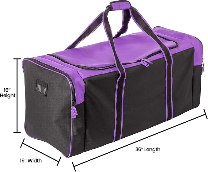 Jetstream Heavy Duty Multi Pocket Durable Sports Gym Equipment Travel Duffel Bag - Image 2