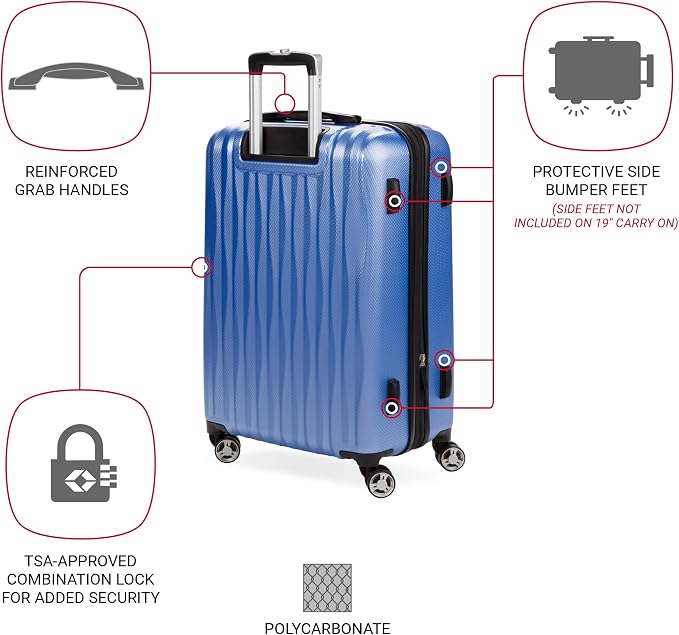 SwissGear 7272 Energie Expandable Hardside Luggage - Image 3