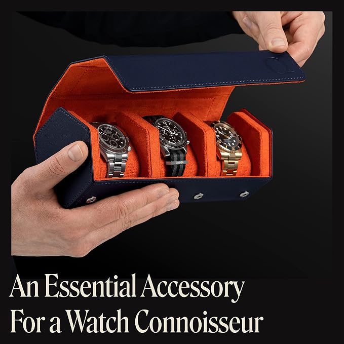 Napa Leather Watch Rolls for Men - Image 3