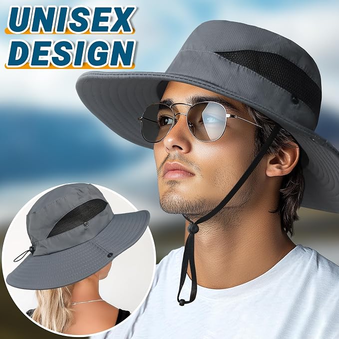 NPQQUAN Ponytail Sun Bucket Hats - Image 2