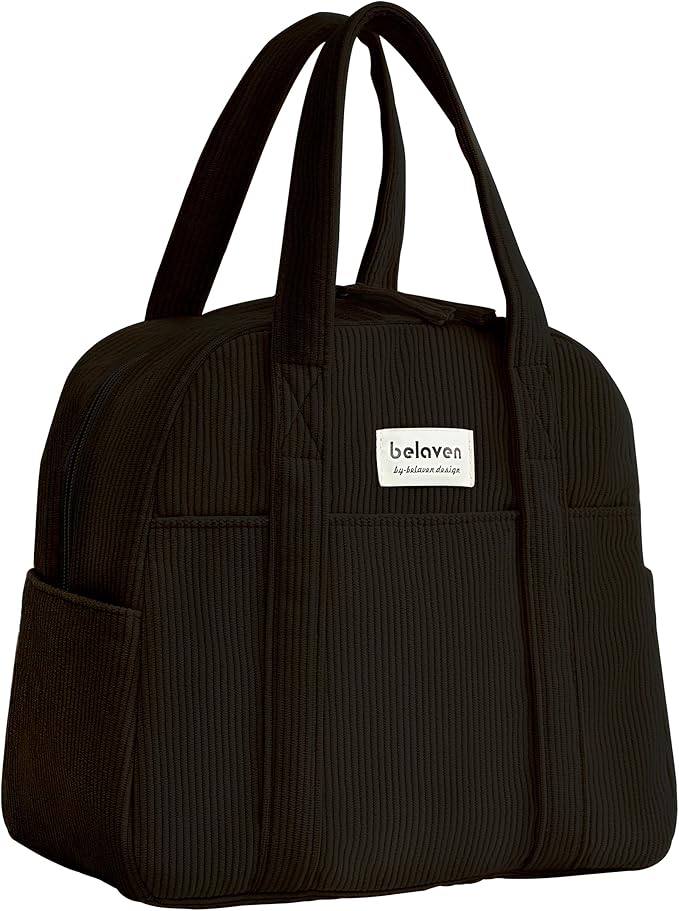 Insulated Lunch Bag for Women, 6-Hour Cold Retention Cooler Tote by belaven
