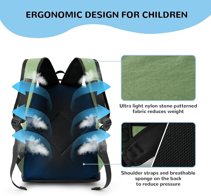 10L Small Size Casual Backpack for Kids Girls Boys Ages 3-9, Mini Waterproof - Image 3