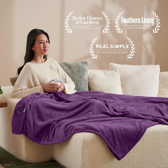 Bare Home Fleece Blanket - Image 5