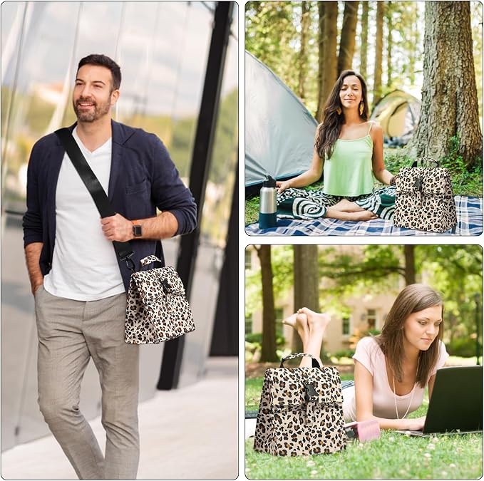 Insulated Foldable Lunch Bag- Lightweight Portable - Image 6