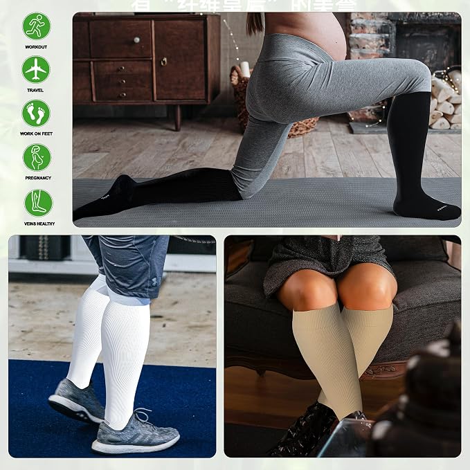 LEVSOX Wide Calf Compression Socks - Image 7