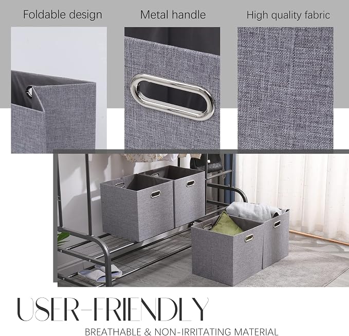 Collapsible Organization Basket Fabric Foldable Box - Image 6
